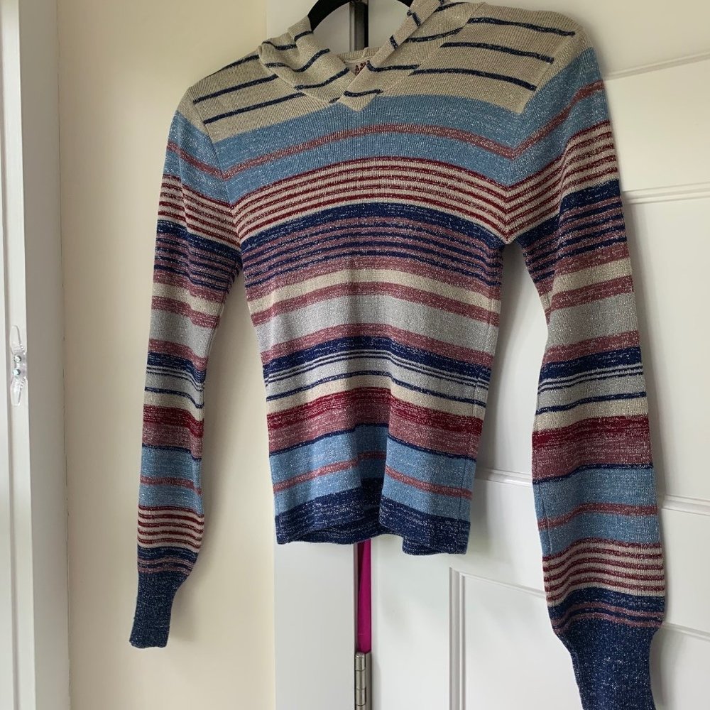 Vintage sparkly hoodie